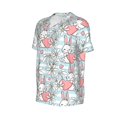 thumbnail image 2 of Rocae Cute Rabbit And Heart for Breathable Men's Baseball T-Shirt Fashionable Casual Baseball Jersey, Moisture-wicking Sportswear 3X-Large, 2 of 9