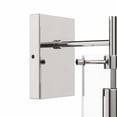 thumbnail image 4 of Modway Skylark Modern Style Glass Wall Sconce in Clear/Polished Nickel, 4 of 7