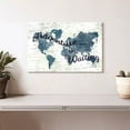 thumbnail image 2 of Elephant Stock Adventure Is Waiting Wolrd Map Wall Art - Horizontal Canvas Wall Art - Living Room Wall Decor - Map Canvas - Blue And Beige Decor - 12" x 8", 2 of 8