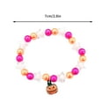 thumbnail image 2 of Zatoumnr Halloween Hand Beaded Hand Decorated Pumpkin Halloween Orange Bracelet Fall Home Holiday Decor Party Supplies, 2 of 4