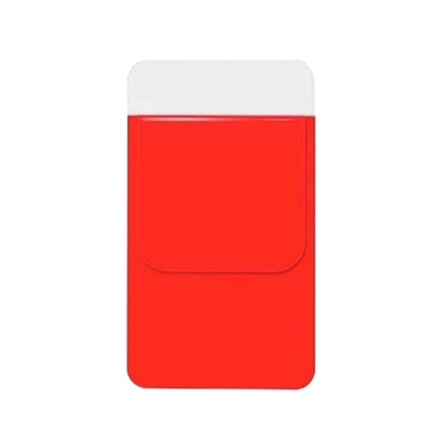 Cateissary Nuevo diseño, organizador de bolígrafos de bolsillo, bolsillo para bolígrafo de PVC personalizable multifuncional y práctico Carpetas de archivos cuadrado rojo