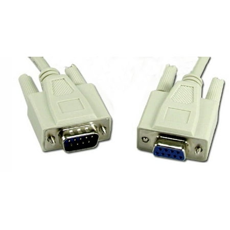 100ft Mono DB9 Monitor/Mouse Extension Serial 100' Foot Cable Printer Device