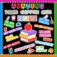 thumbnail image 1 of Juego de tablones de anuncios FestiVibe, 57 piezas, suceden cosas increíbles, 1 of 6