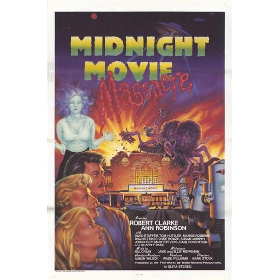 Midnight Movie Massacre Movie Poster - 27 x 40 in.