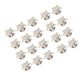 thumbnail image 4 of M Buder 20 Piezas de Remaches en Forma de Estrella para Ropa y Zapatos Plateado 12mm / 0.5 inches, 4 of 9