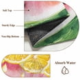 thumbnail image 6 of Round Rugs 4Ft, Red Watermelon Round Area Rug Washable Indoor Throw Carpet, Yellow Lemon Summer Fruit Country Soft Non Slip Circle Rug for Kitchen Nursery Room Home Decor Aesthetic, 6 of 8