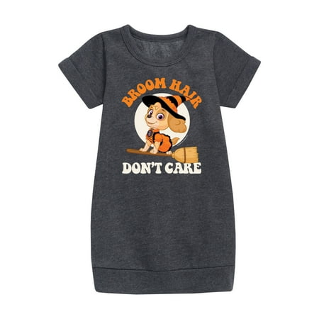 

Paw Patrol - Broom Hair Don t Care - Toddler And Youth Girls Fleece Dress