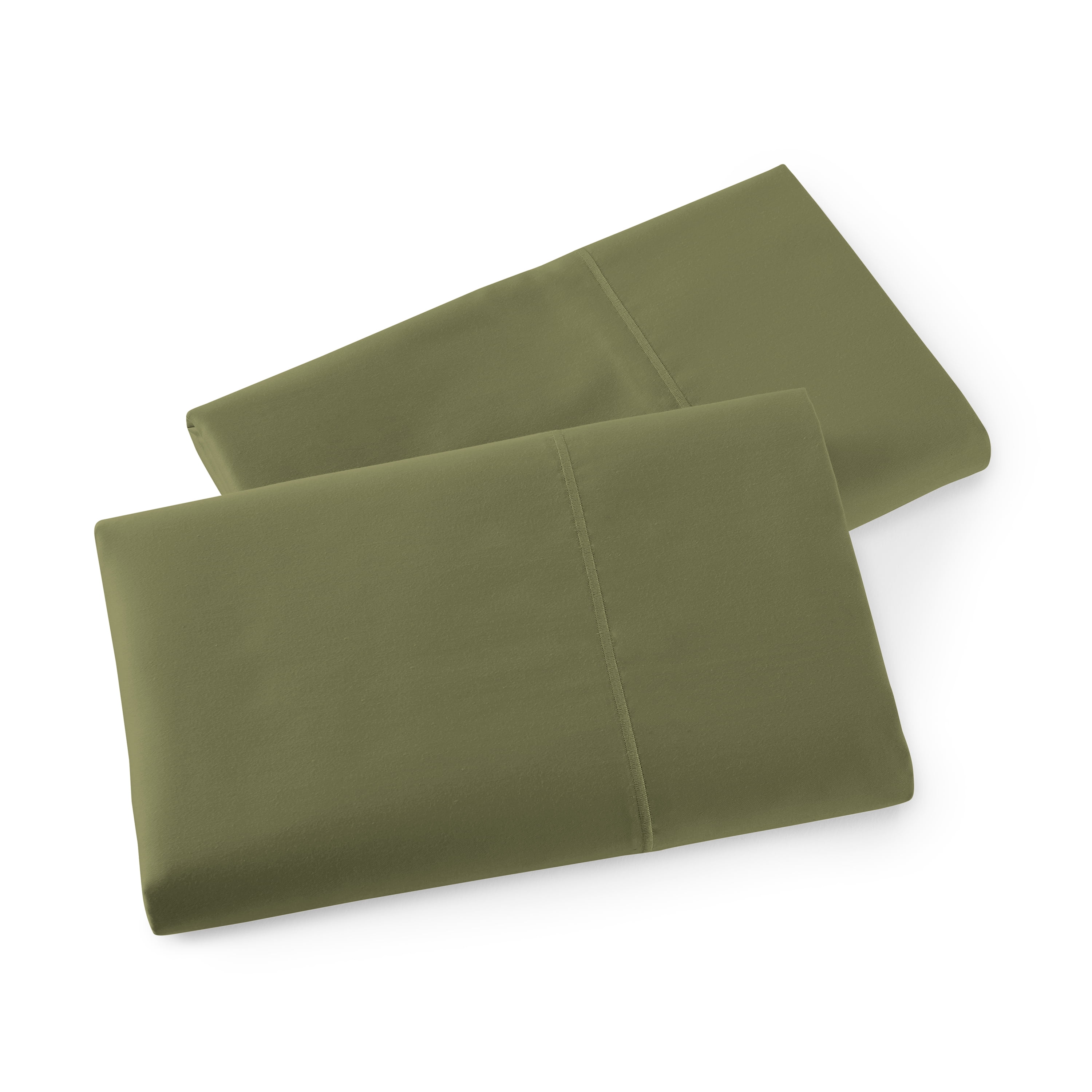 Better Homes & Gardens Performance HYGROCOTTON 2-Piece Pillowcase Set, 400 Thread Count, Dark Cilantro, Standard/Queen