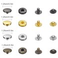 thumbnail image 3 of 120 Pcs/set Leather Snap Fasteners buttons leather Kit Clothes Jackets set snap fastener leather Jeans Metal Button Snaps Press Studs, 3 of 9