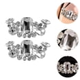 thumbnail image 4 of Shisuyan Rhinestone Shoe Clips 2Pcs 2.8X1.2X0.4In Imitation Crystal, 4 of 8
