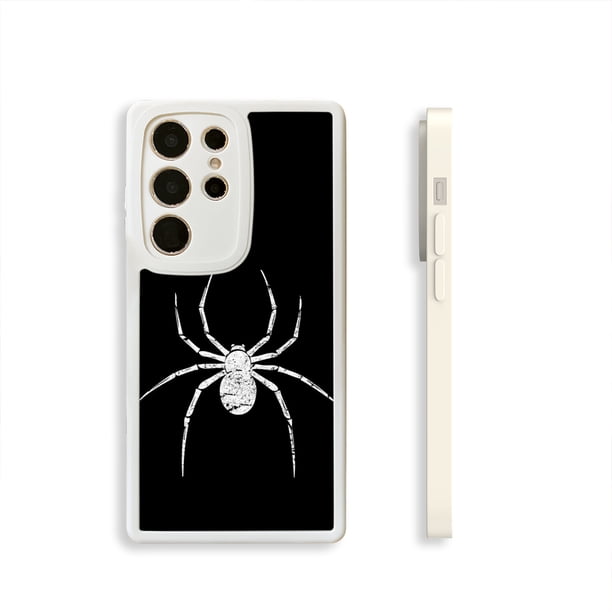 Vibrante y duradero: funda de teléfono plateada colorida de doble capa esmerilada con ilustración divertida para iPhone 15 Pro Max 14 13 12 Pro 11
