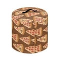 thumbnail image 3 of Xoenoiee Round Electric Pressure Cooker Cover Pizza Food Print Kitchen Appliance Cover with Top Handle Dust Cover for Slow Cooker Air Fryer Rice Cooker, 6 qt, 3 of 6