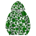 thumbnail image 6 of Mercatoo Girl's St. 𝐏atrick's Day Green Hoodie with Pocket Kids Shamroc𝐤 Graphic Shirts Luck𝐲 Sweatshirt Funny Irish Tops, 6 of 6