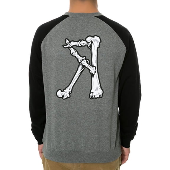ROOK Mens The Bone Yard Sweatshirt, Grey, Medium
