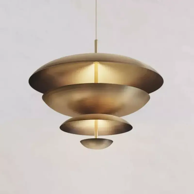 M H OVERSEAS Cosmic Chandelier Pendant Light Fixture – Elegant Mid Century Modern Ceiling Light