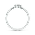 thumbnail image 2 of ANGARA Natural 0.4 Ct. Diamond Solitaire Ring in Sterling Silver for Women (Ring Size: 3), 2 of 10