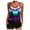 Purple, variant on BLTIBY Two Piece Womens Tankini Swimsuits with High Waisted Shorts Printed Sleeveless Tummy Control Bathing Suits Athletic Swimwear 2025 Purple XL