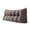 Dark Gray, variant on Large Triangular Wedge Pillow for Bed Headboard, Soft Backrest Cushion for Reading, Supportive Bolster Lumbar Pillow, Peach Color, 59 Inches