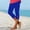 470#Blue, variant on Capri Leggings for Women Casual Stretchy High Waisted Yoga Pants Tummy Control Comfy Workout Compression Leggings Fluorescent Green S