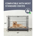 thumbnail image 5 of Ophanie Cooling Gray Orthopedic Dog Bed for Large Dogs with Non-Slip Bottom, Waterproof and Machine Washable Removable Pet Bed Cover,Size(41"x28"x4"), 5 of 8