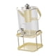 thumbnail image 4 of Dispensador de bebidas Jarra de agua fría para el hogar con grifo Cubo de gran capacidad de 5L Blanco, 4 of 9