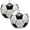 B, variant on 2 Pcs Inflatable Soccer Ball, Jumbo Beach Ball for Outdoor Games, Heavy Duty Thickened Blow Up Football for Pool, Backyard, Beach, Lawn, Summer Parties, 20"