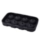thumbnail image 5 of Molde de bola de hielo Injueey bandeja para hacer cubitos de hielo de frutas 8 cavidades Negro 2Conjunto, 5 of 6