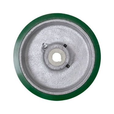 4" x 2" Poly Tread on Cast Iron Keyed Drive Wheel - 3/4" Bore - Service Caster