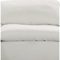 thumbnail image 2 of Contemporary Fabric Upholstered Modular Armless Chair, White, 2 of 4