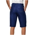 thumbnail image 6 of dzxyzu Mens Below Jeans Knee Length 3/4 Capri Pants Casual Cargo Denim Shorts with Pockets - Dark Blue, 6 of 9
