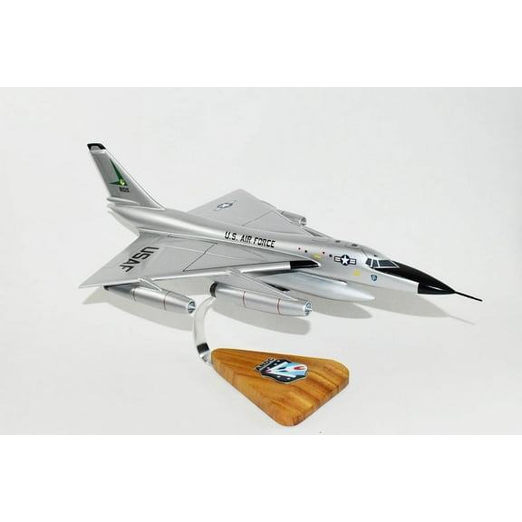 ARDC 1959 58-1015 B-58 Hustler Model, Convair, Supersonic Strategic Bomber, 1/64  Scale, Mahogany