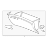 Genuine OE Honda Glove Box - 77500-SNA-A02ZF