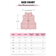 thumbnail image 5 of SOLOCOTE Girls Puffer Vest Hooded Coat Water-Resistant Warm Winter Fleece Sleeveless Kids Jacket for 6-14 Years, 5 of 6