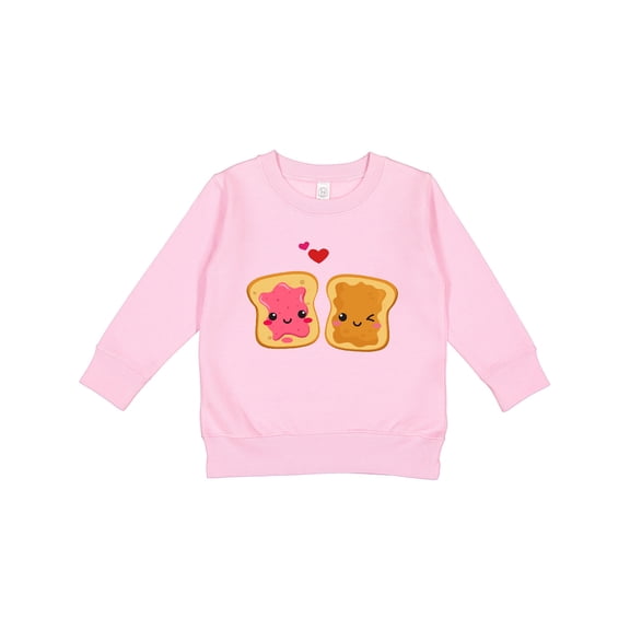 Inktastic Peanut Butter and Jelly Toddler Sweatshirt
