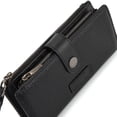thumbnail image 5 of Wrangler Womens Wallet Small Rfid Blocking Wristlet Wallets Cute Bifold Ladies Wallet with Zipper Pocket, Black, 5 of 6