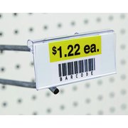 Kinter 9717372 1.25 x 0.312 x 2 in. T-Style Peg Fronts Plastic Hook, Clear