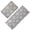 Blue Gray, variant on Paco Printed Kitchen Runner Mat 47" x 20" - Red & Gray Tile Design - Stylish & Durable - Ideal for Homeowners & Renters - Non Slip & Comfort Floor Mat