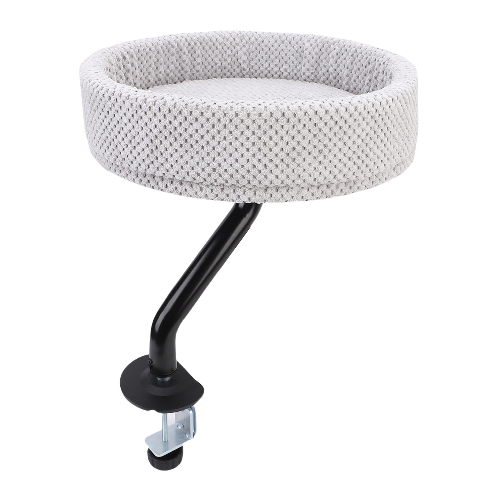 Comfortable Desktop Adjustable Cat Hammock Perch Sturdy Iron Frame Desk Cat Bed for Office Home