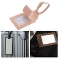 thumbnail image 5 of Unique Bargains 1 Pc Reusable Luggage Tag for Travelling Pink Polyurethane, 5 of 5