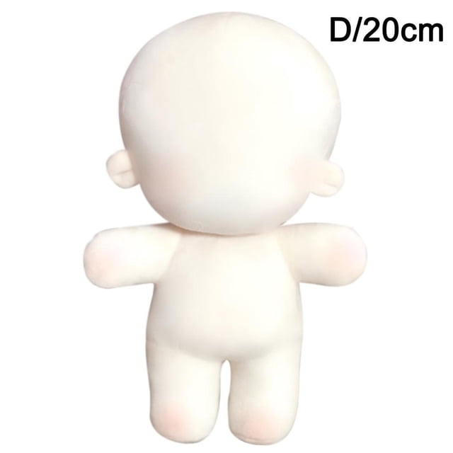 DIY Blank Plush Baby Doll Kit Unstitched Handmade 20*15cm Size