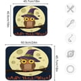 thumbnail image 3 of GZHJMY Halloween Décor Dish Drying Mat - 16 x 18inch- Extra Large Microfiber Dish Drying Mat, Dish Draining Mat, Counter top Mat, Cartoon Owl（542）, 3 of 7