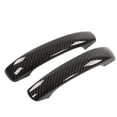 thumbnail image 2 of Décoration de Poignée de Porte Extérieure, Paire de Style Fibre de Carbone Couverture de Poignée de Porte Extérieure Garniture Étanche pour le Remplacement de Modification de Voiture pour Smart Fortwo W451, 2 of 8
