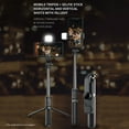 thumbnail image 4 of Multifunctional Wireless BT Selfie Stick Portable Extendable Tripod Stand with Fill Light 104.5cm Max. Length Remote Control for Vlog Video Group Photo Selfies Live Stream, 4 of 7