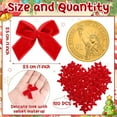 thumbnail image 2 of Dalrosia 120PCS Mini Christmas Velvet Bows for Crafts Xmas Twist Tie Bows Ribbon Bowknot Christmas DIY Craft Sewing Scrapbooking Gift Wrapping, 2 of 6