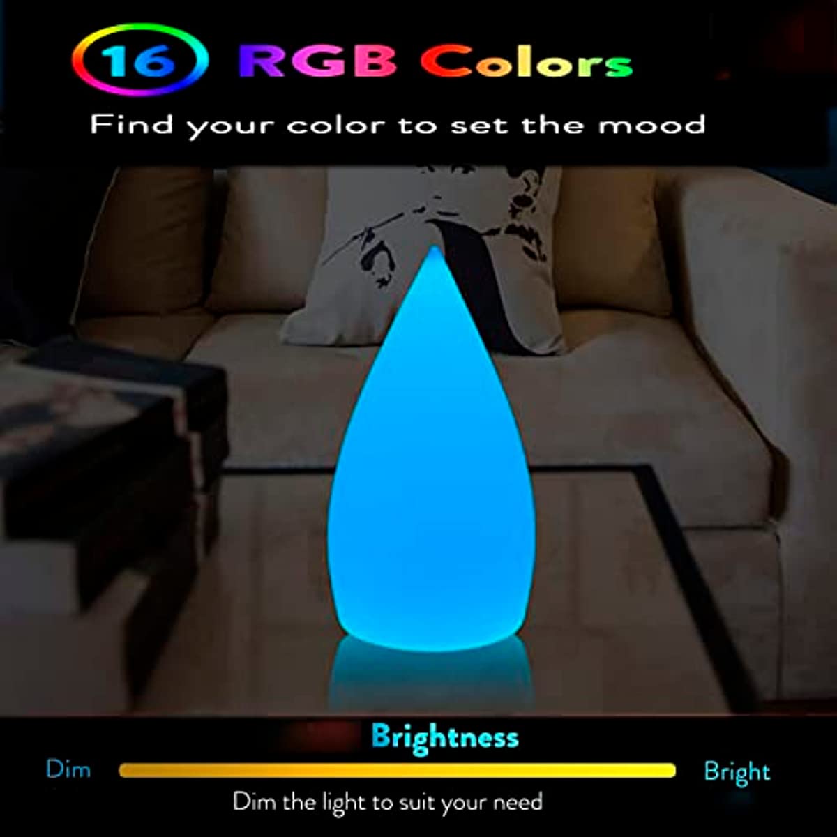 LINLIN Elephant Touch-sensitive 3 Levels of Brightness USB Rechargeable Table Desk Lamp Children's Night Lights Flexible Angles Desk Lamp for Kids, Baby, Children
