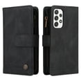thumbnail image 2 of Feishell for Samsung Galaxy A53 5G 6.5 inch Zipper Wallet Case with Wrist Strap & Shoulder Strap,Premium PU Leather Magnetic Clasp Flip Holder Card Slots Crossbody Phone Case for Women Men,Black, 2 of 18
