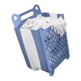 thumbnail image 2 of Cesta de lavandería plegable montada en la pared Yuxing gran capacidad azul XL, 2 of 5