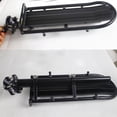 thumbnail image 4 of Bike Rear Rack Carrier Retractable Cargo Rack Aluminum Alloy Rear Seat Carrier Capacity 30 lb, Black, 4 of 8