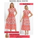 thumbnail image 3 of Vestido largo GRACE KARIN Mujer Primavera Verano 2025 Rojo Boho XL, 3 of 5