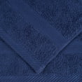 thumbnail image 3 of Superior Smart Dry 6-Piece Zero Twist Soft Cotton Hand Towel Set, Quick Dry Fade Resistant, Navy Blue, 3 of 11